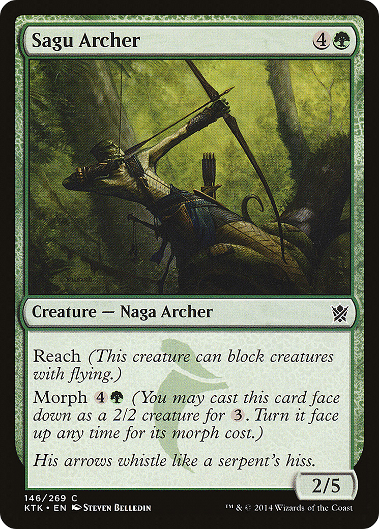 Image of Sagu Archer (KTK-146) - Khans of Tarkir Foil