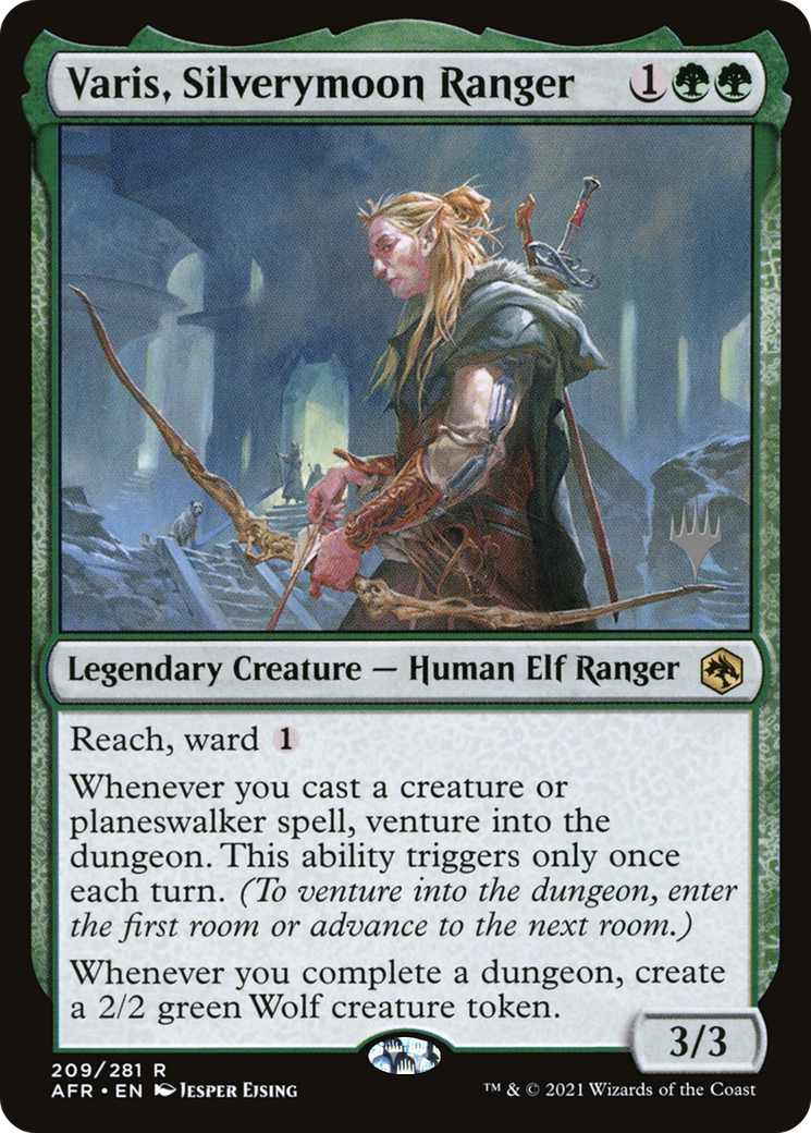 Image of Varis, Silverymoon Ranger (PPAFR-209) - Adventures in the Forgotten Realms Promos Foil