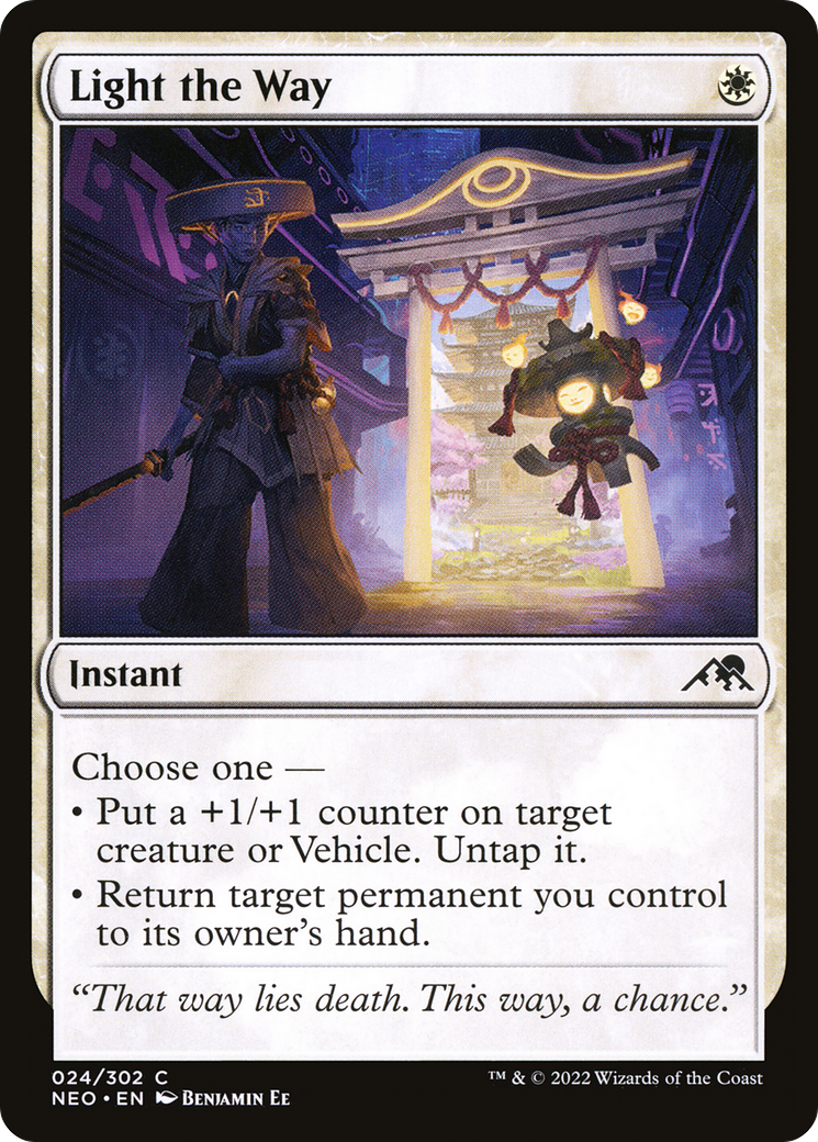 Image of Light the Way (NEO-024) - Kamigawa: Neon Dynasty