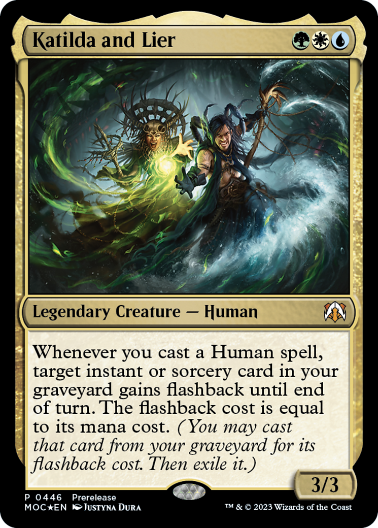 Image of Katilda and Lier (PRE-446) - March of the Machine Commander