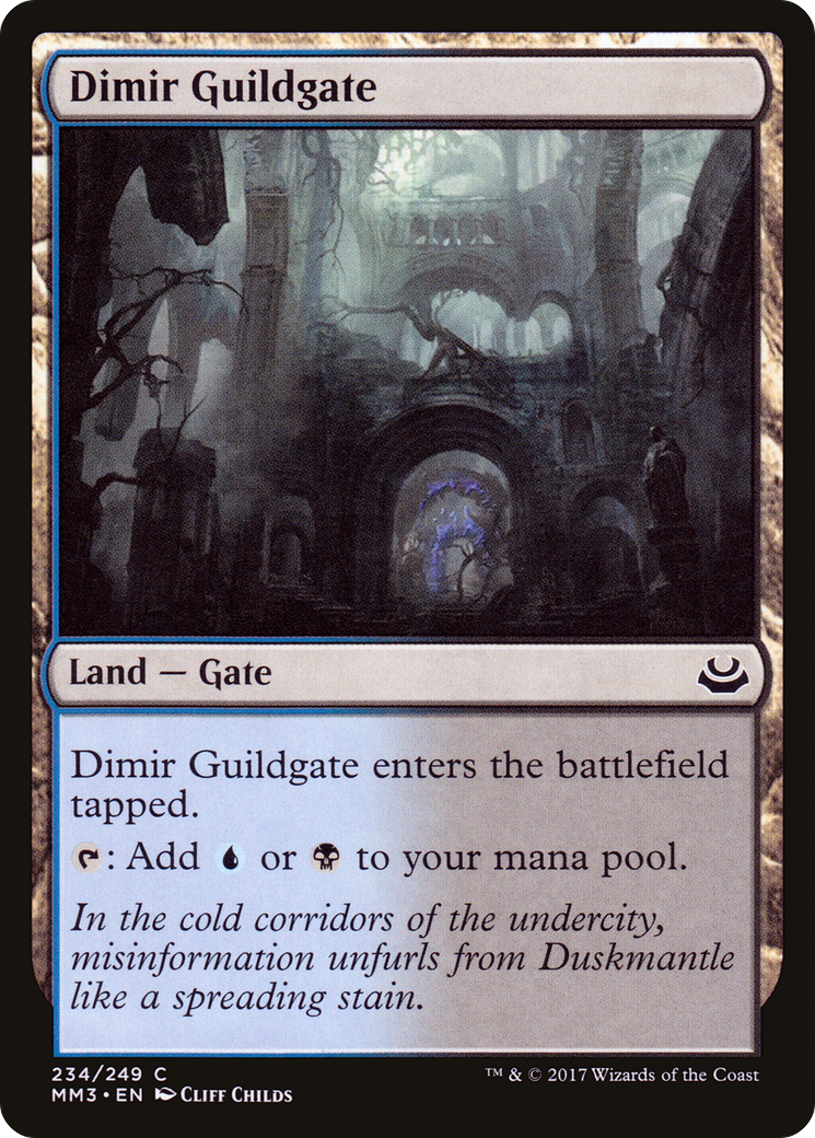 Image of Dimir Guildgate (MM3-234) - Modern Masters 2017 Foil
