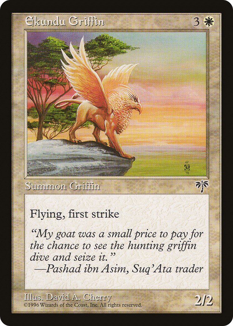 Image of Ekundu Griffin (MIR-) - Mirage