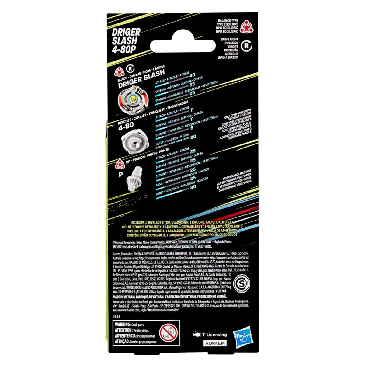 Beyblade X X-Over Project Driger Slash 4-80P Starter Pack Set