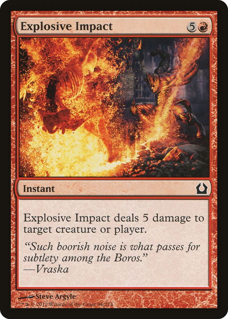 Image of Explosive Impact (RTR-094) - Return to Ravnica