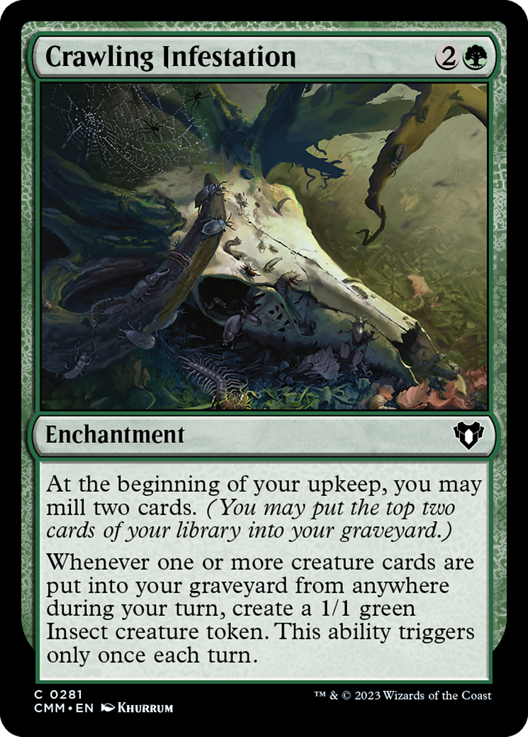 Image of Crawling Infestation (CMM-281) - Commander Masters Foil