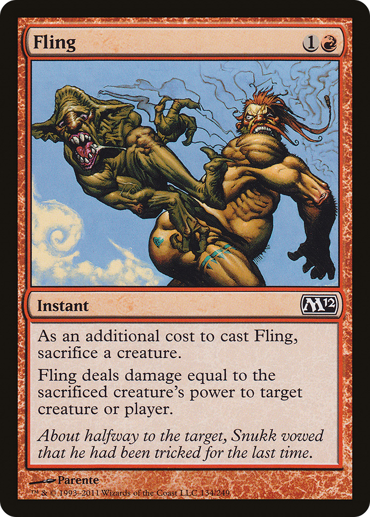 Image of Fling (M12-134) - Magic 2012 Foil
