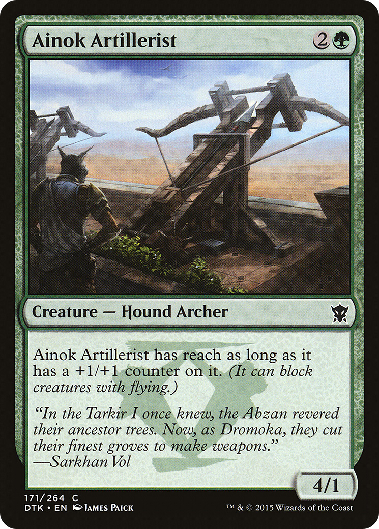 Image of Ainok Artillerist (DTK-171) - Dragons of Tarkir
