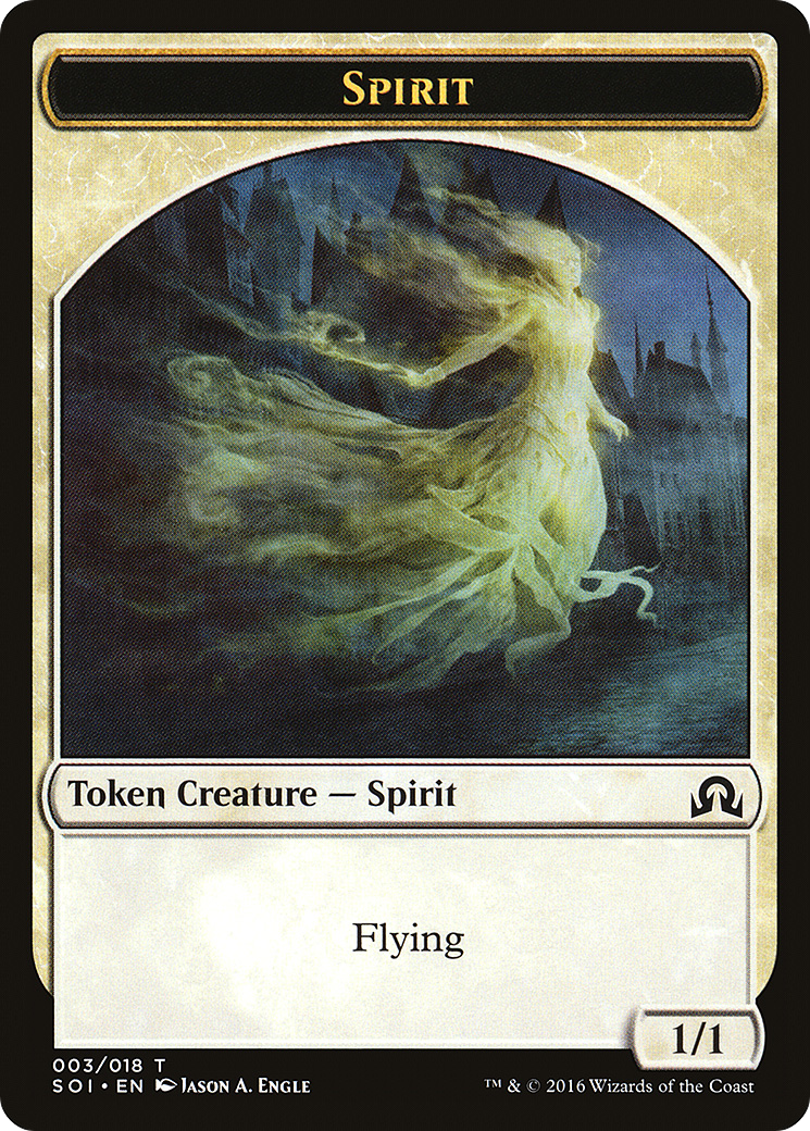 Image of Spirit Token (SOI-003) - Shadows over Innistrad Tokens