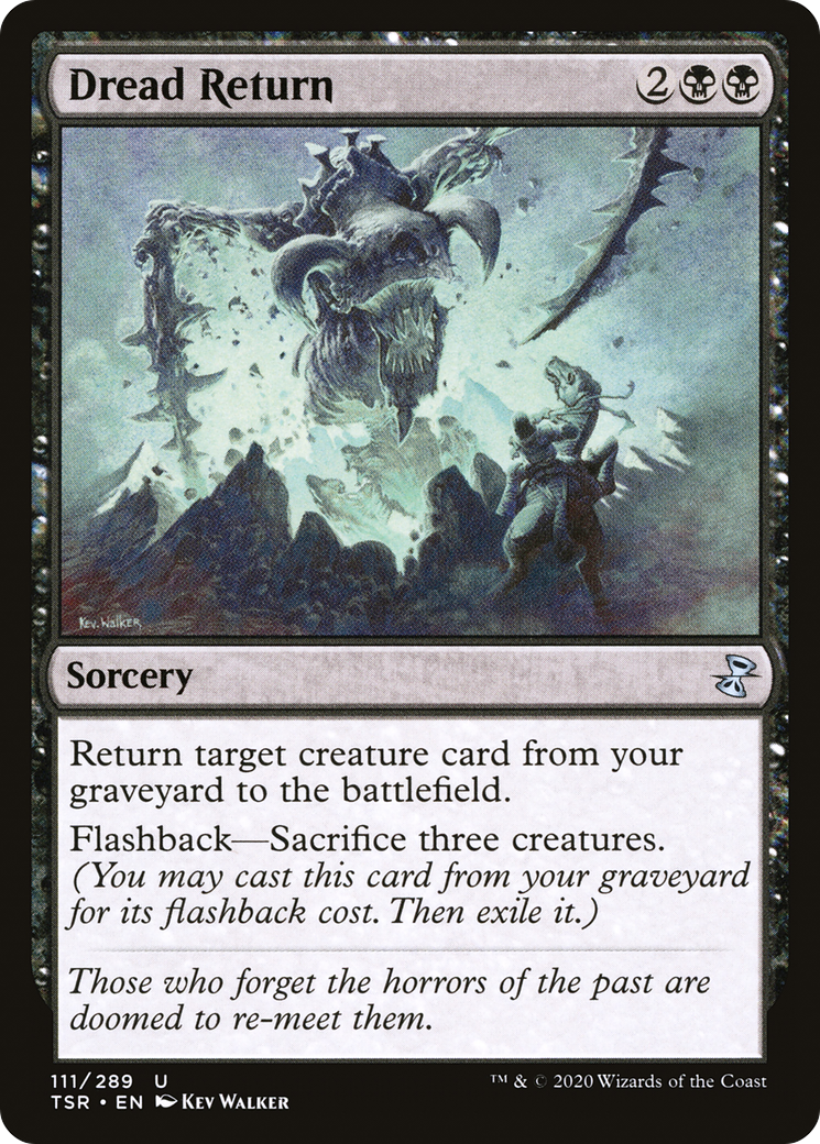 Image of Dread Return (TSR-111) - Time Spiral Remastered Foil