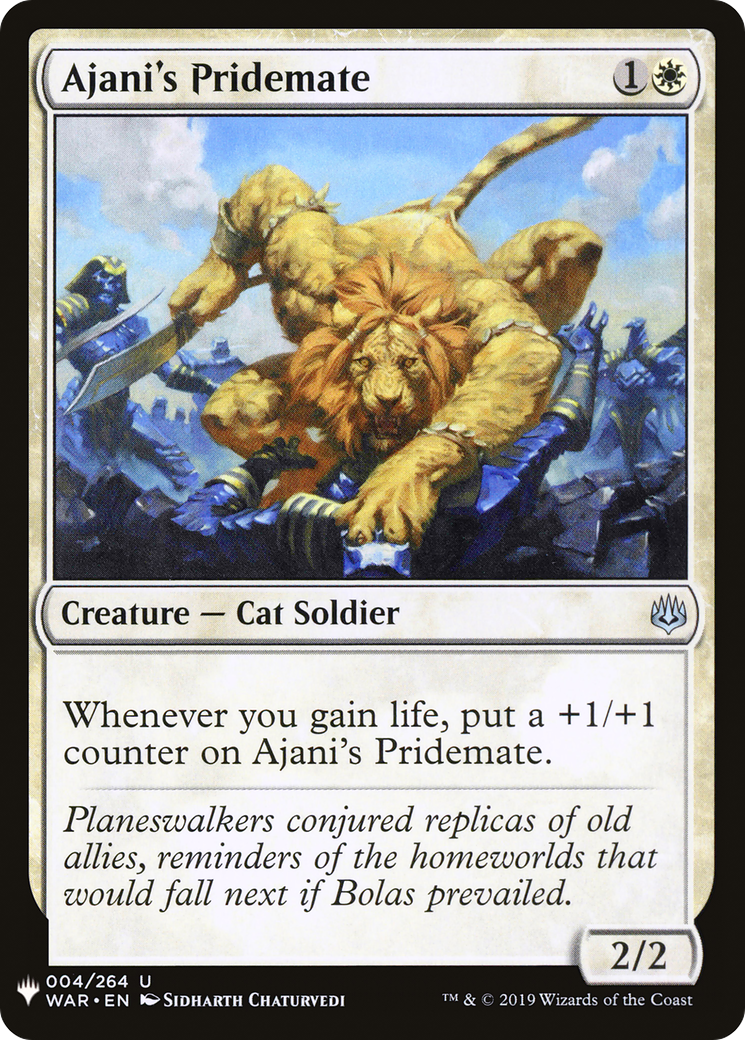 Image of Ajani's Pridemate (LIST-004) - The List