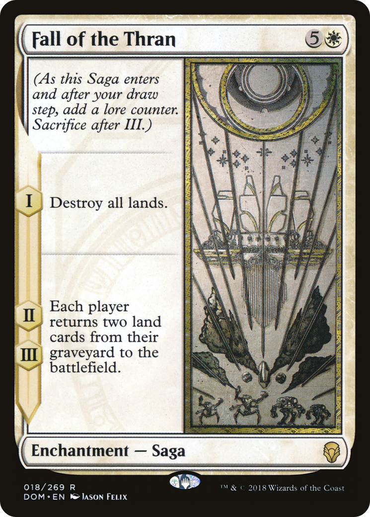 Image of Fall of the Thran (DOM-018) - Dominaria