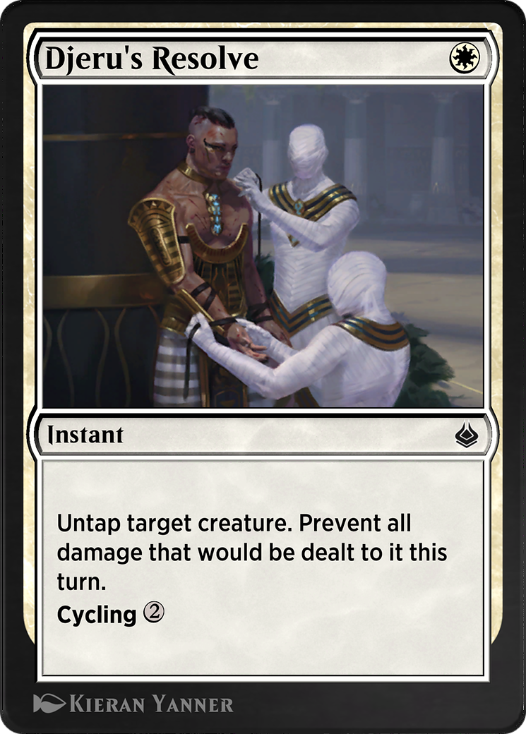 Image of Djeru's Resolve (AKR-015) - Amonkhet Remastered