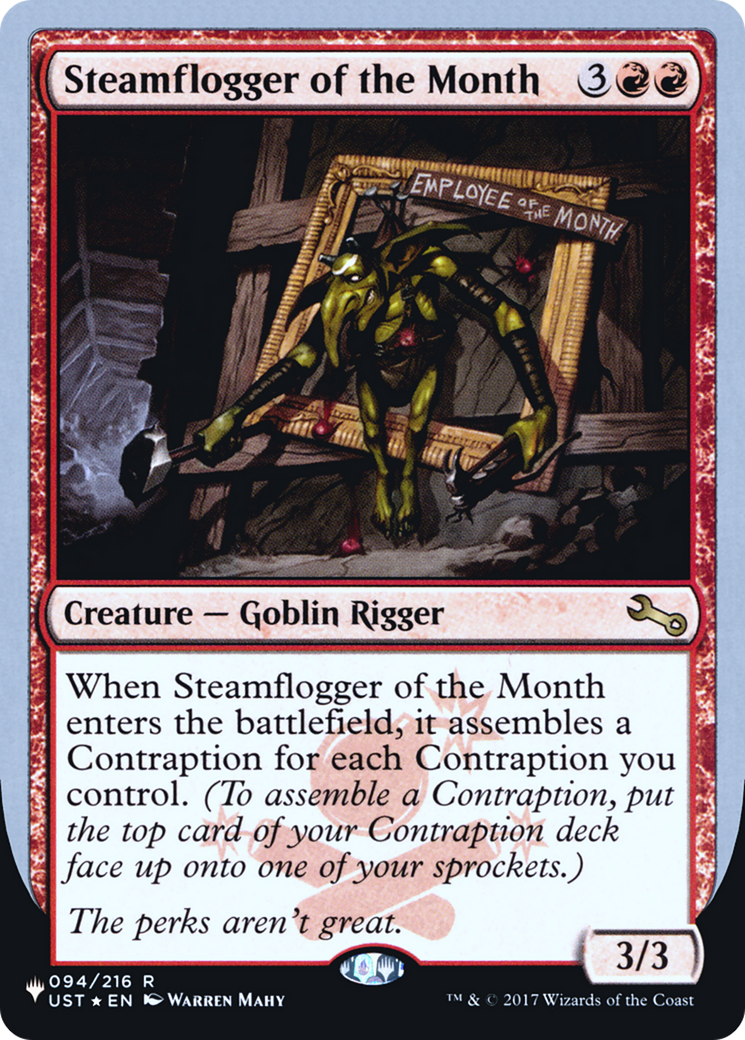 Image of Steamflogger of the Month (LIST-094/216) - The List (Unfinity Foil Edition) Foil