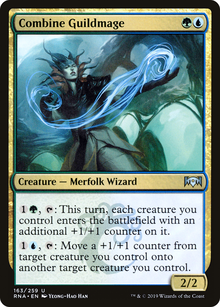 Image of Combine Guildmage (RNA-163) - Ravnica Allegiance Foil