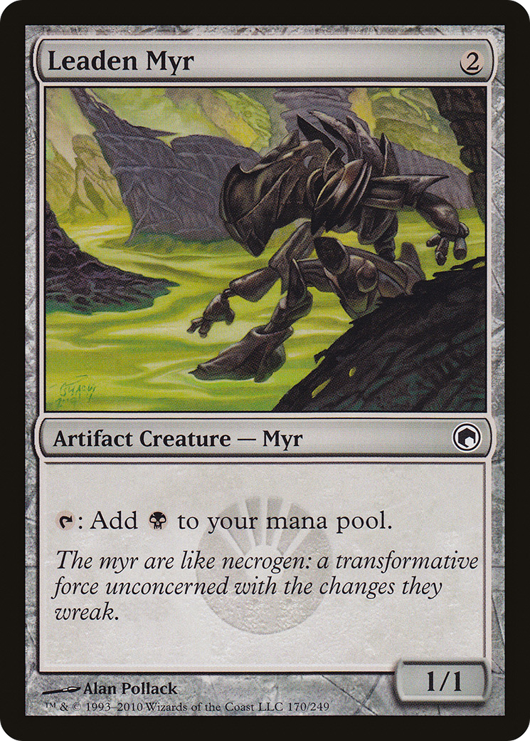 Image of Leaden Myr (SOM-170) - Scars of Mirrodin Foil