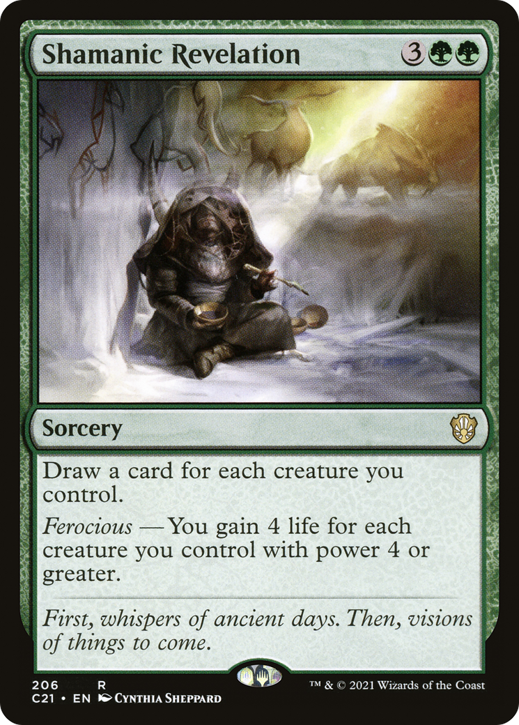 Image of Shamanic Revelation (C21-206) - Commander 2021