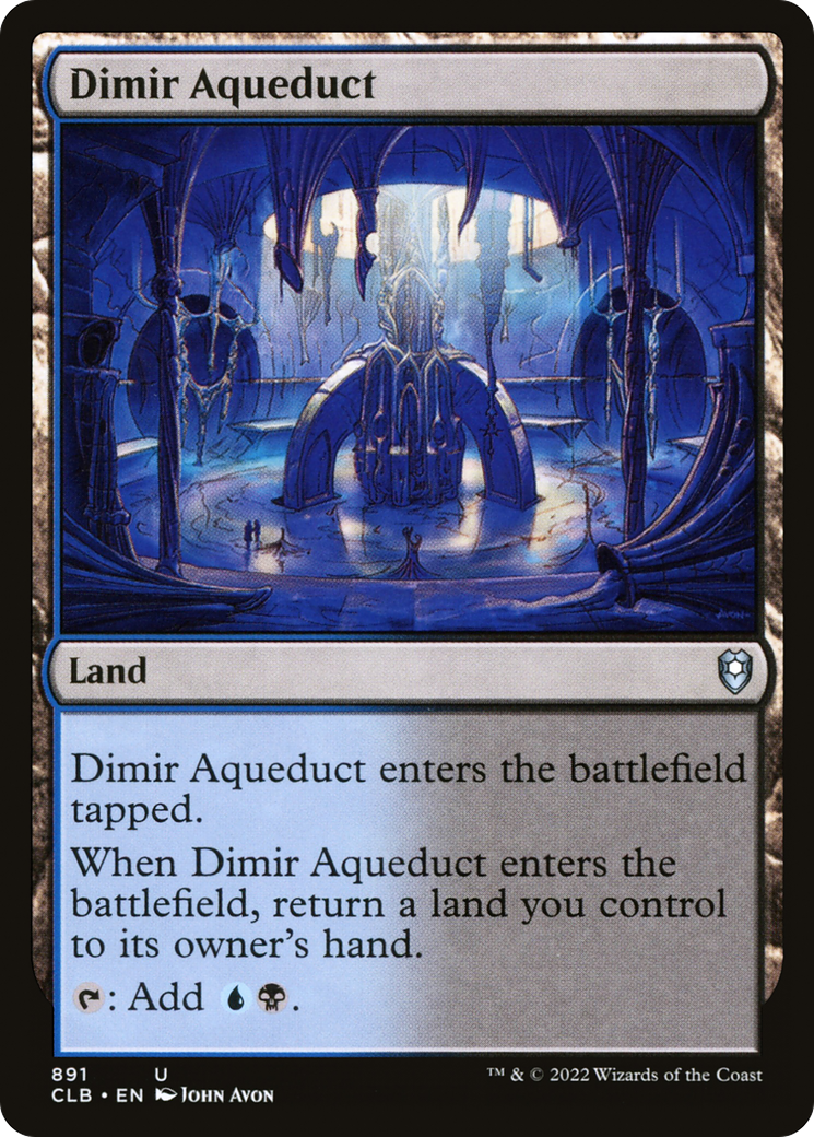 Image of Dimir Aqueduct (CLB-891) - Commander Legends: Battle for Baldur's Gate