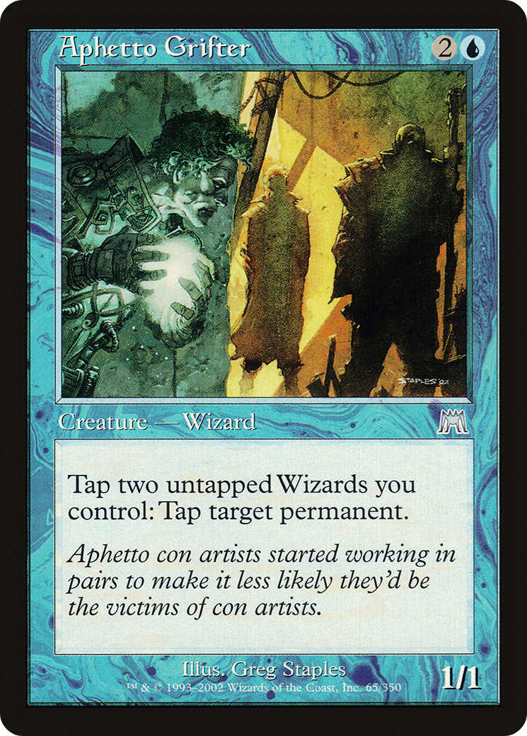 Image of Aphetto Grifter (ONS-065) - Onslaught Foil