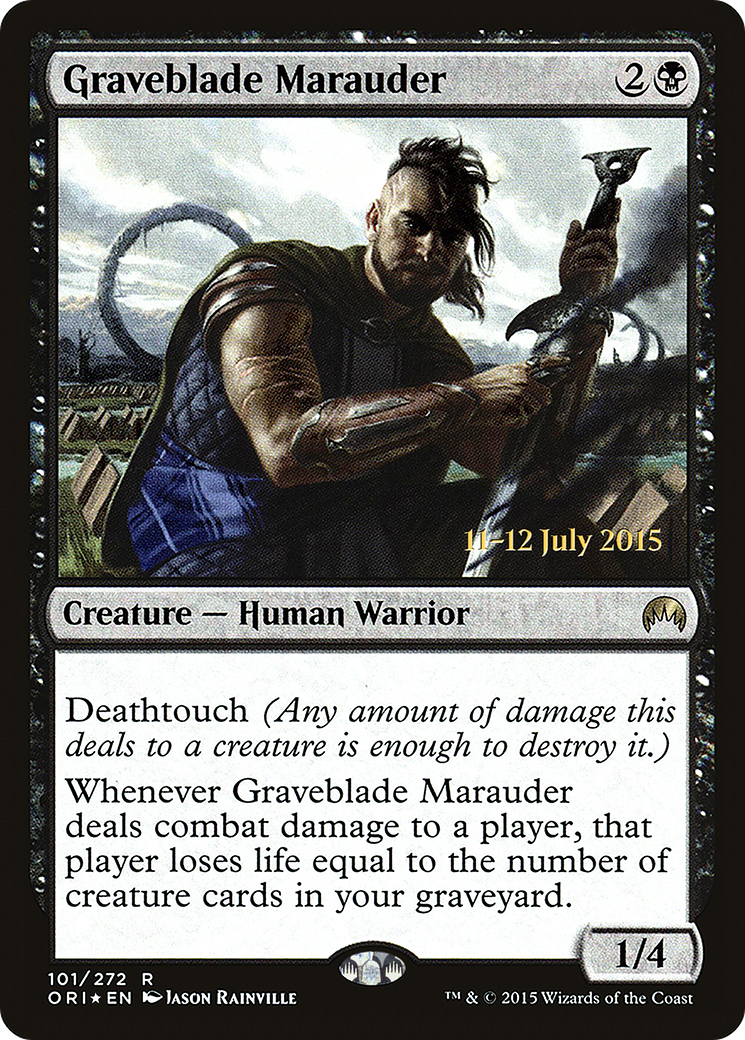 Image of Graveblade Marauder (PRE-101) - Magic Origins Promos Foil