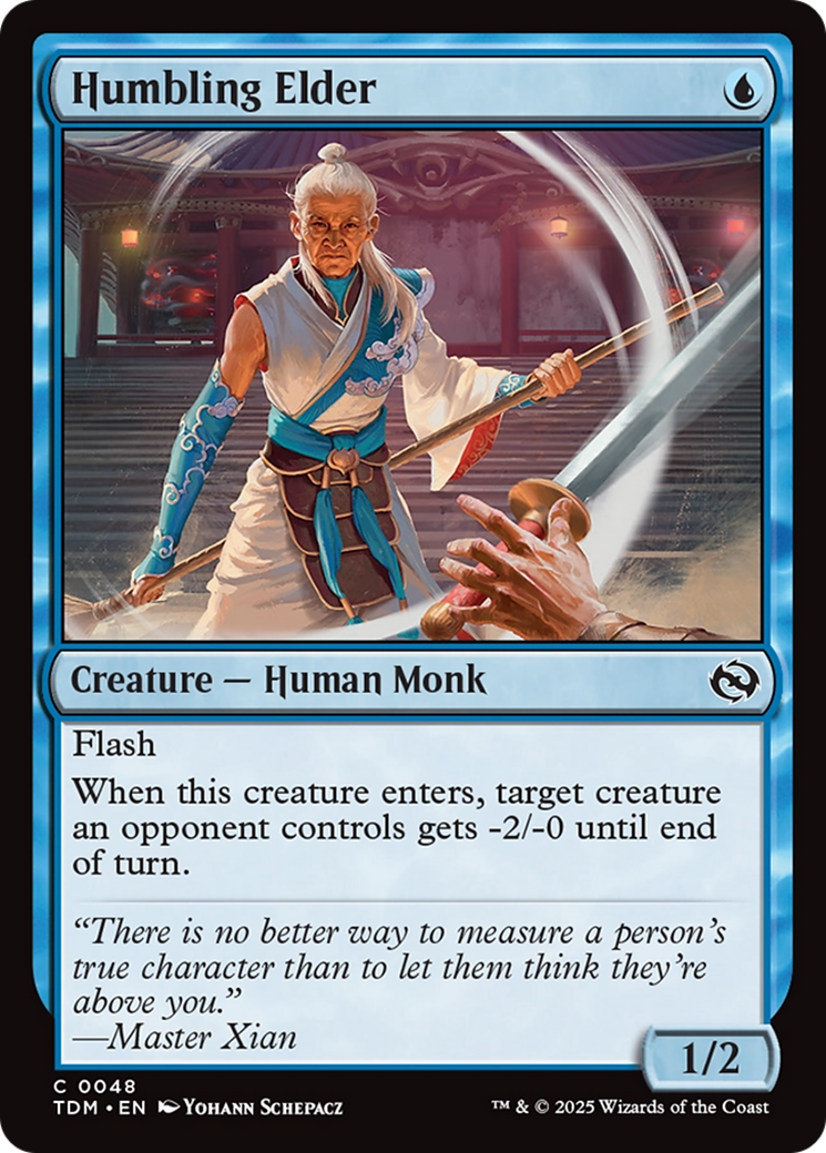 Image of Humbling Elder (TDM-048) - Tarkir: Dragonstorm