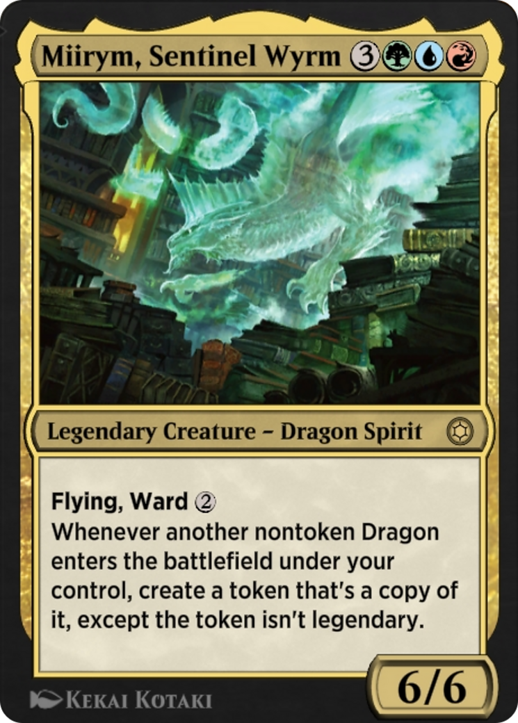 Image of Miirym, Sentinel Wyrm (HBG-242) - Alchemy Horizons: Baldur's Gate