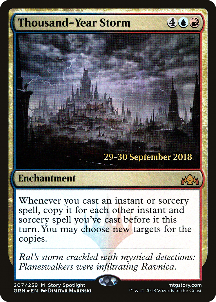 Image of Thousand-Year Storm (PRE-207) - Guilds of Ravnica Promos Foil