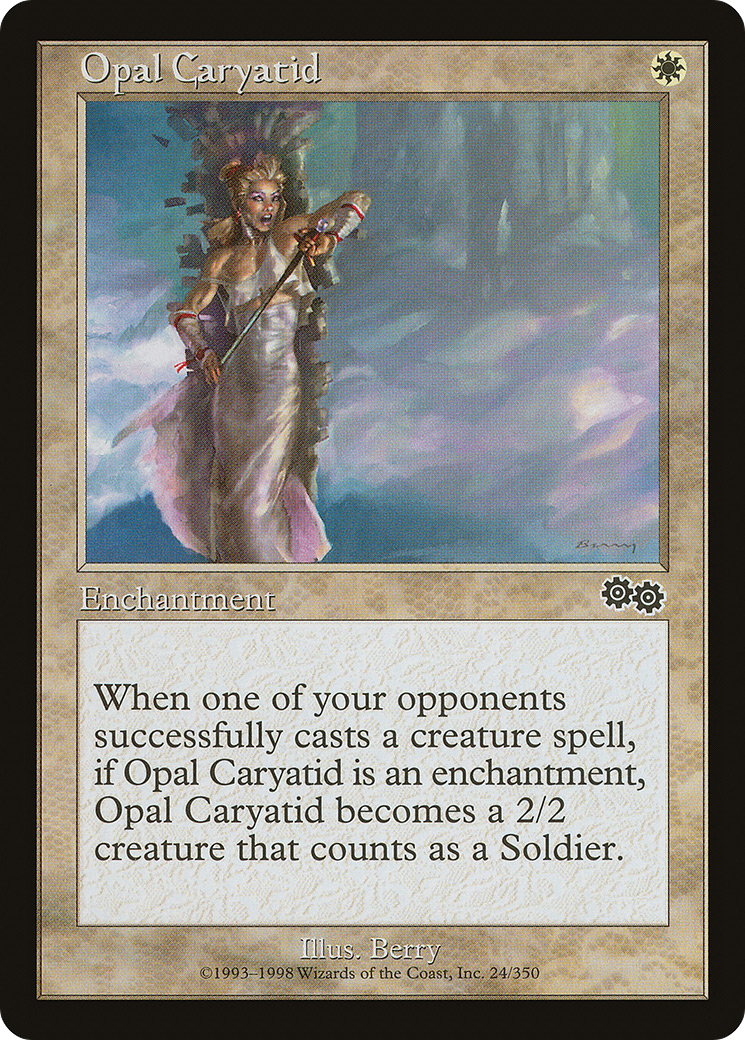 Image of Opal Caryatid (USG-024) - Urza's Saga