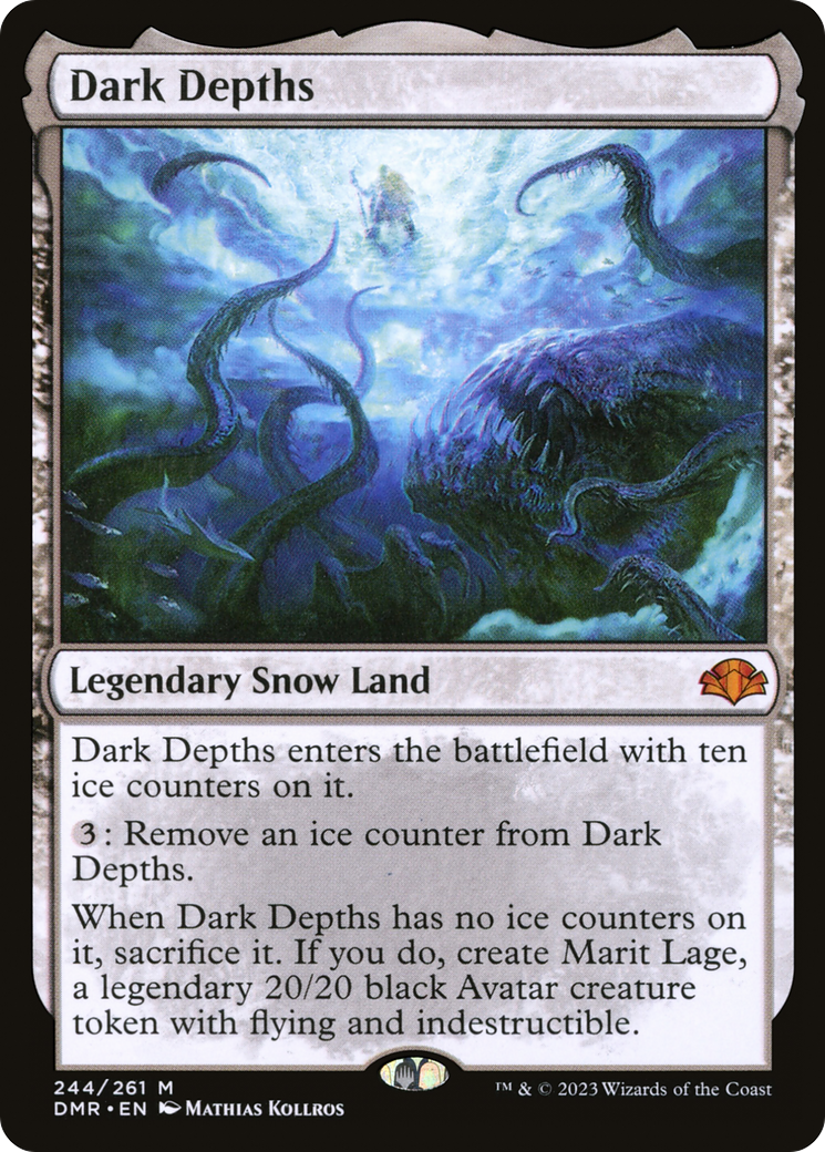 Image of Dark Depths (DMR-244) - Dominaria Remastered: (snow)