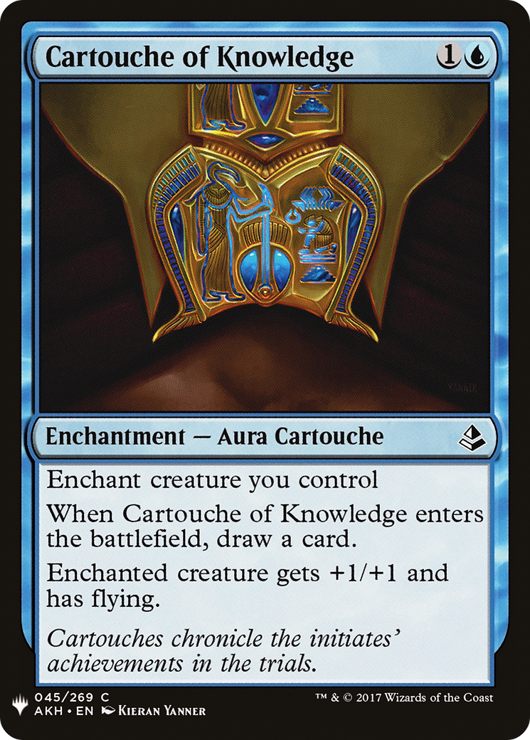 Image of Cartouche of Knowledge (LIST-045) - The List