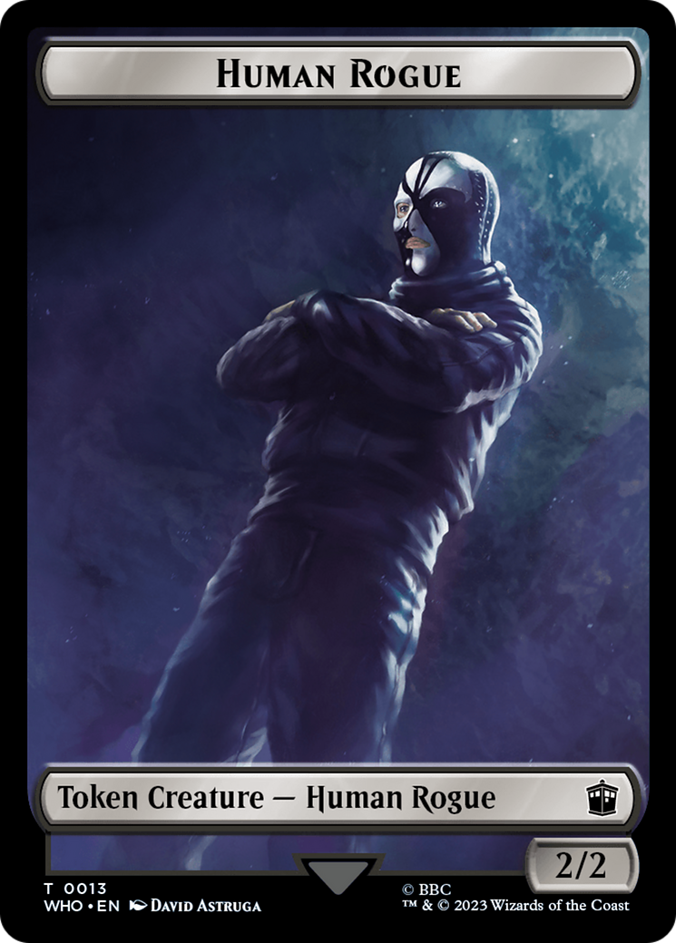 Image of Human Rogue (TWHO-013) - Doctor Who Tokens