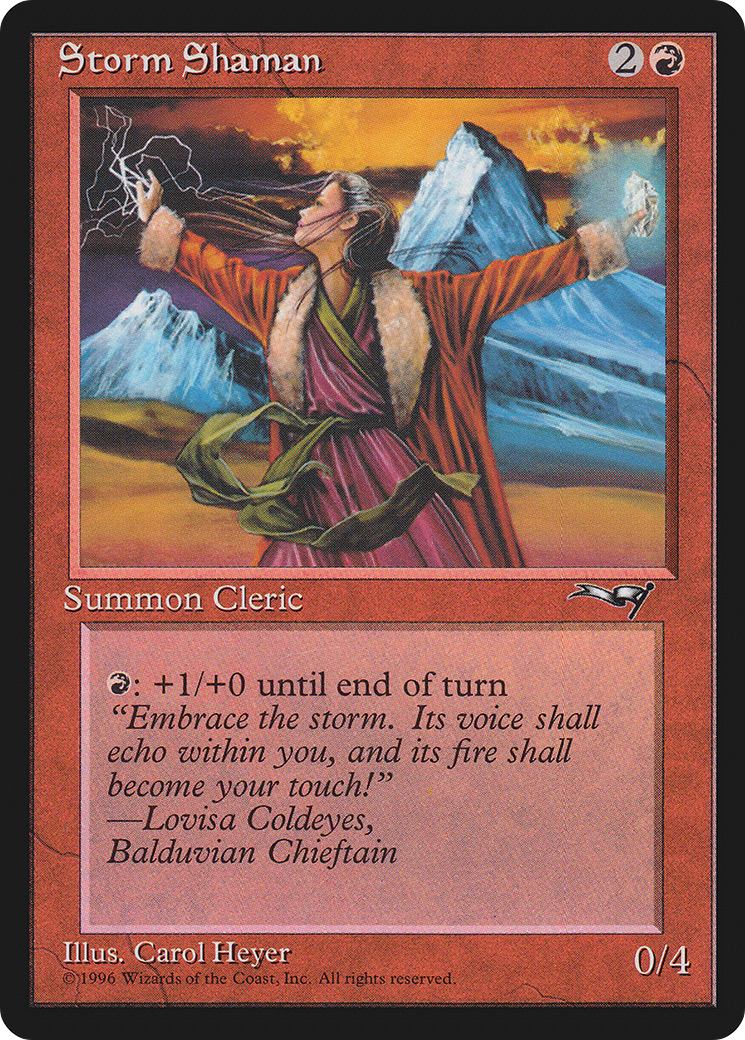 Image of Storm Shaman (Female) (ALL-119) - Alliances