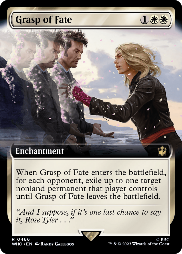 Image of Grasp of Fate (Extended Art) (WHO-466) - Doctor Who: (Extended Art) Foil