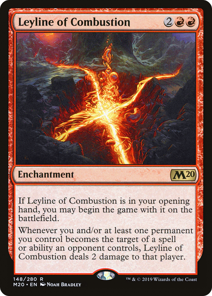 Image of Leyline of Combustion (M20-148) - Core Set 2020 Foil