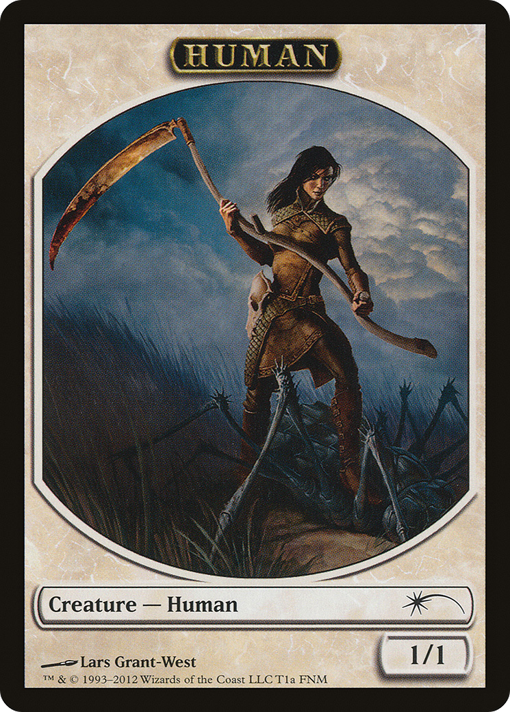 Image of Human // Wolf Token (FNM-) - Friday Night Magic 2012