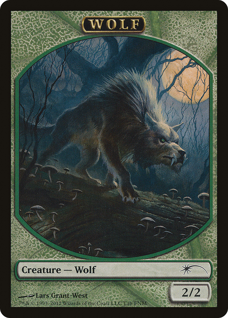 Image of Human // Wolf Token (FNM-) - Friday Night Magic 2012