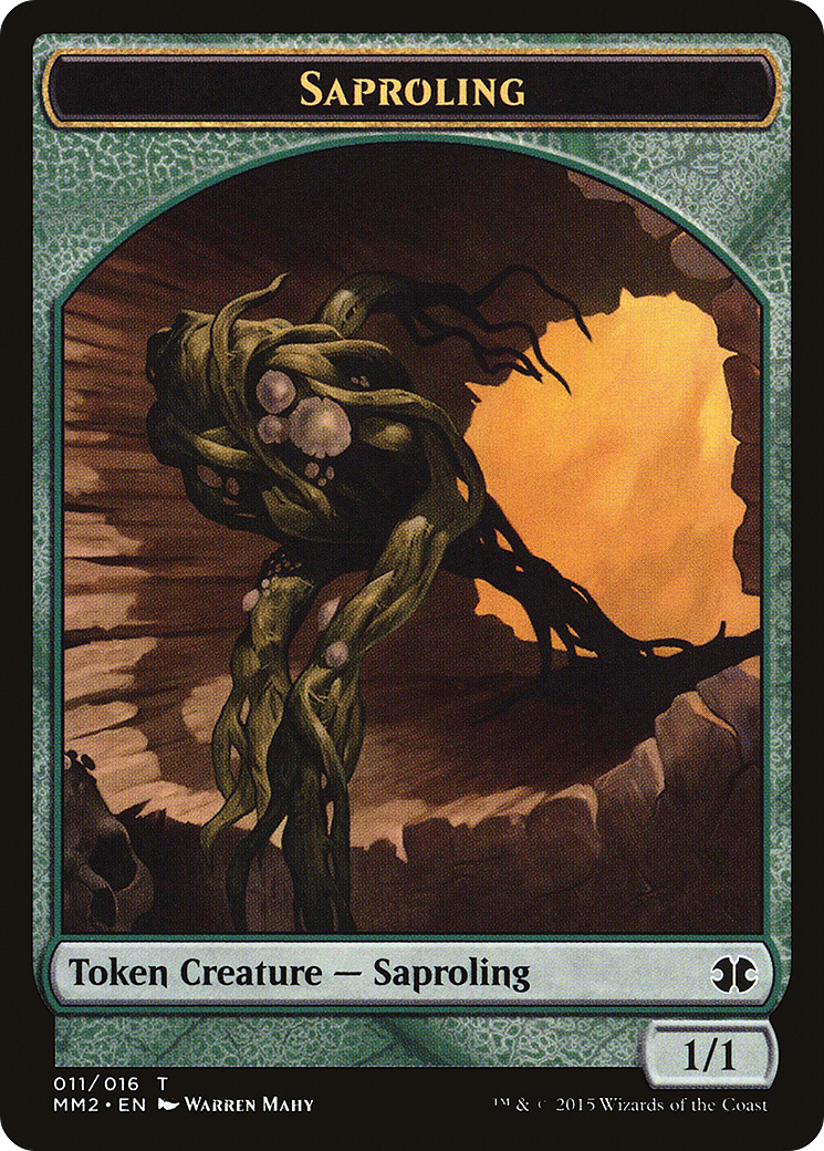 Image of Saproling Token (MM2-011) - Modern Masters 2015 Tokens