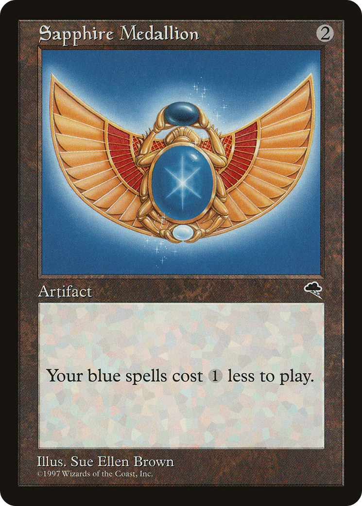Image of Sapphire Medallion (TMP-306) - Tempest