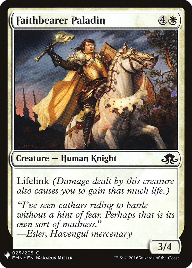 Image of Faithbearer Paladin (LIST-025) - The List