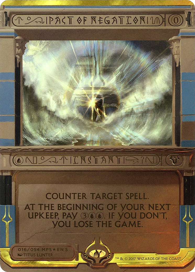 Image of Pact of Negation (MPS2-016) - Amonkhet Invocations (Borderless) Foil