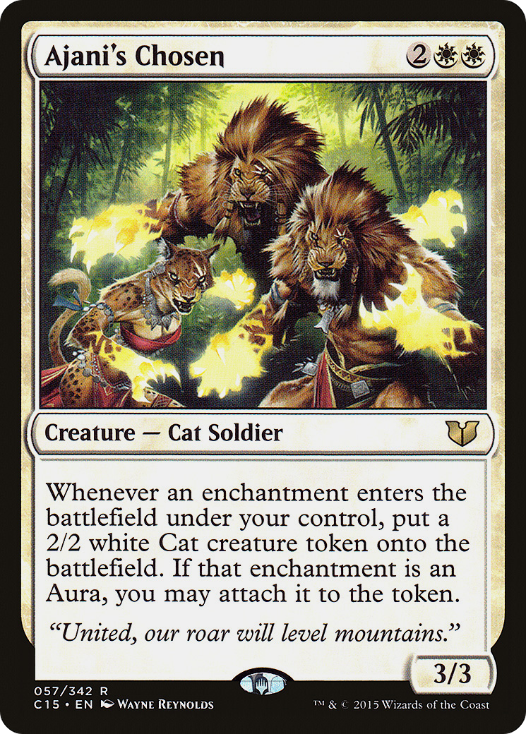 Image of Ajani's Chosen (C15-057) - Commander 2015