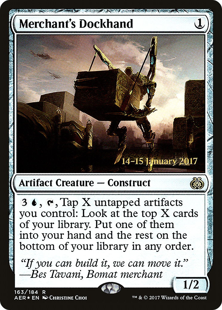 Image of Merchant's Dockhand (PRE-163) - Aether Revolt Promos Foil