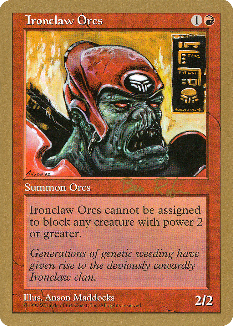 Image of Ironclaw Orcs - 1998 Ben Rubin (5ED) (WCD-) - World Championship Decks 1998