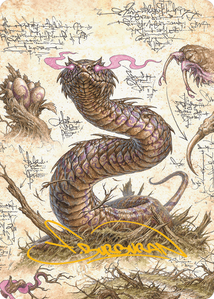 Image of Rottenmouth Viper // Rottenmouth Viper (ABLB-036) - Bloomburrow Art Series (Borderless) Foil