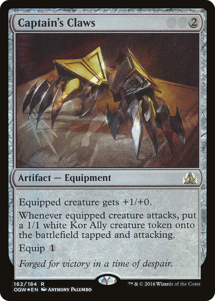 Image of Captain's Claws (OGW-162†) - Oath of the Gatewatch Foil