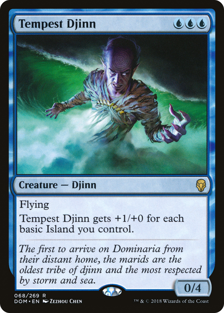Image of Tempest Djinn (DOM-068) - Dominaria