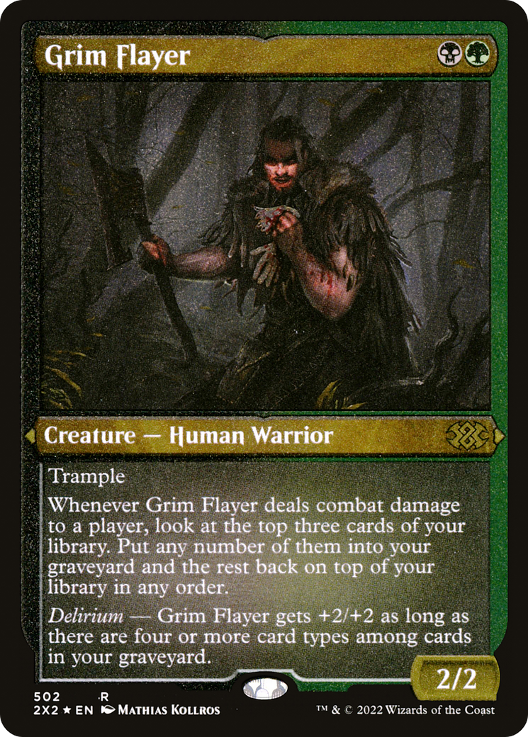 Image of Grim Flayer (2X2-502) - Double Masters 2022 Foil