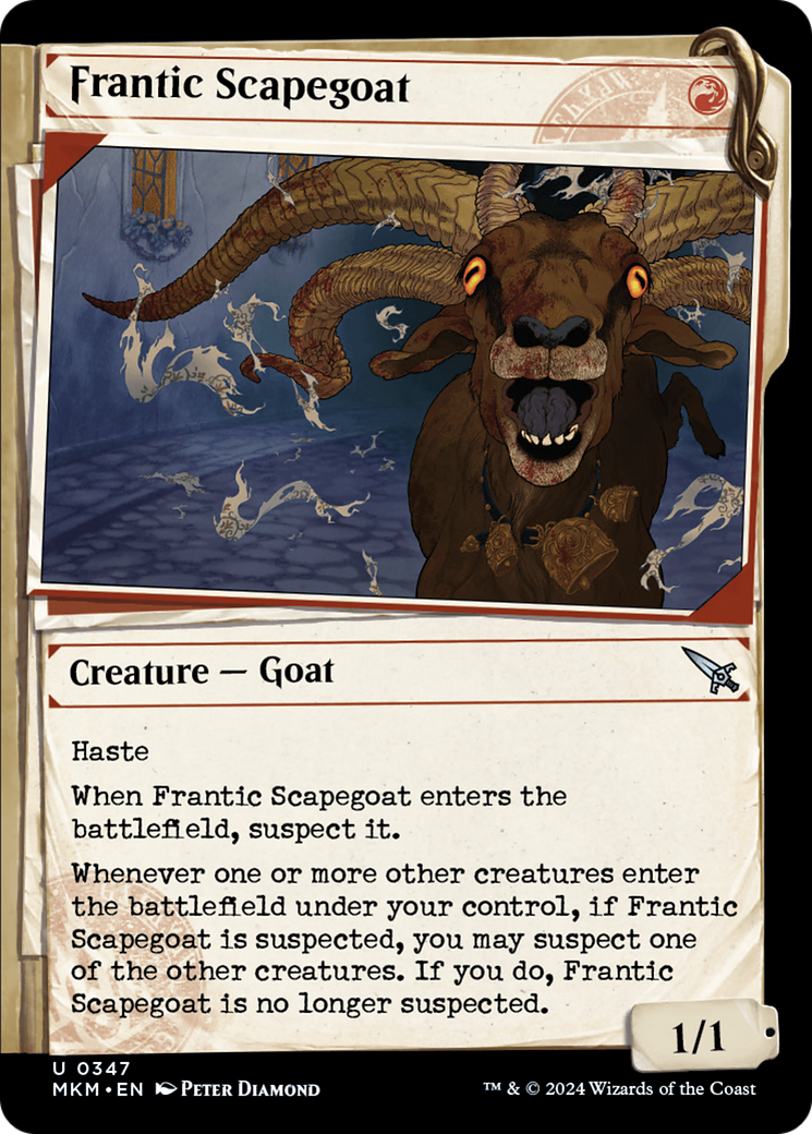 Image of Frantic Scapegoat (Showcase) (MKM-347) - Murders at Karlov Manor: (Showcase)