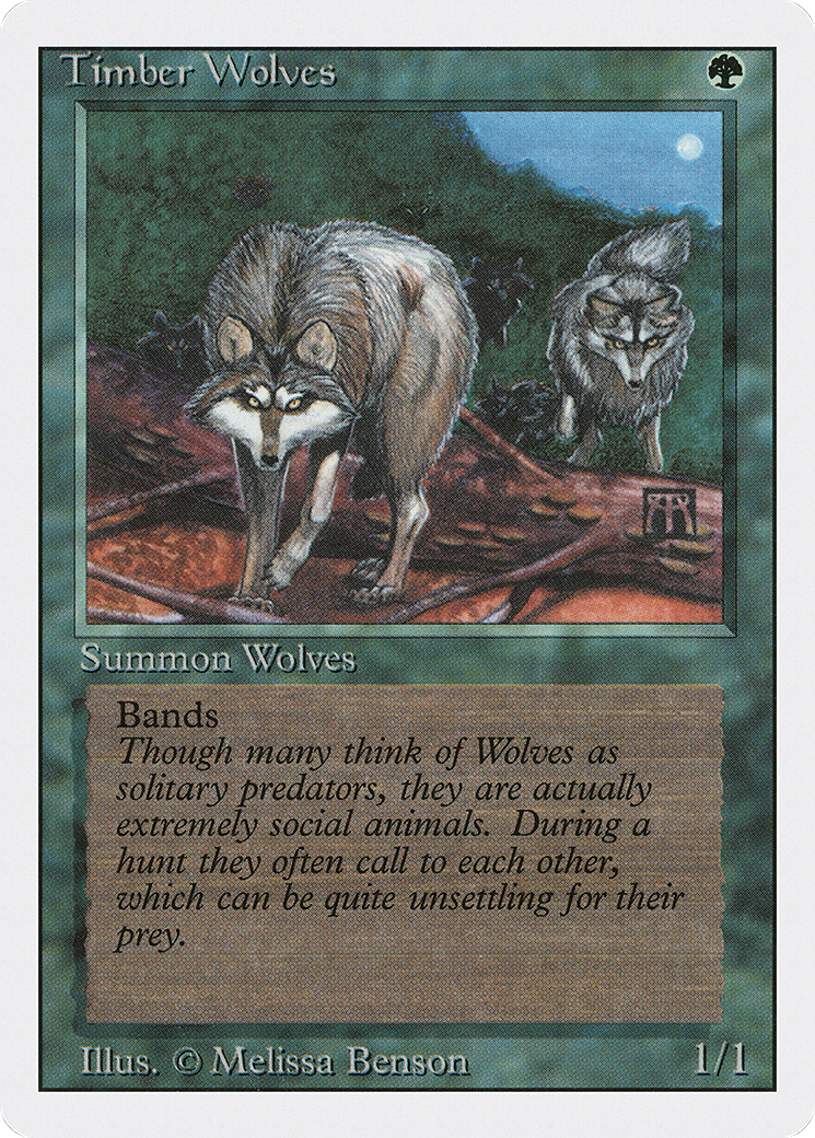 Image of Timber Wolves (3ED-) - Revised Edition