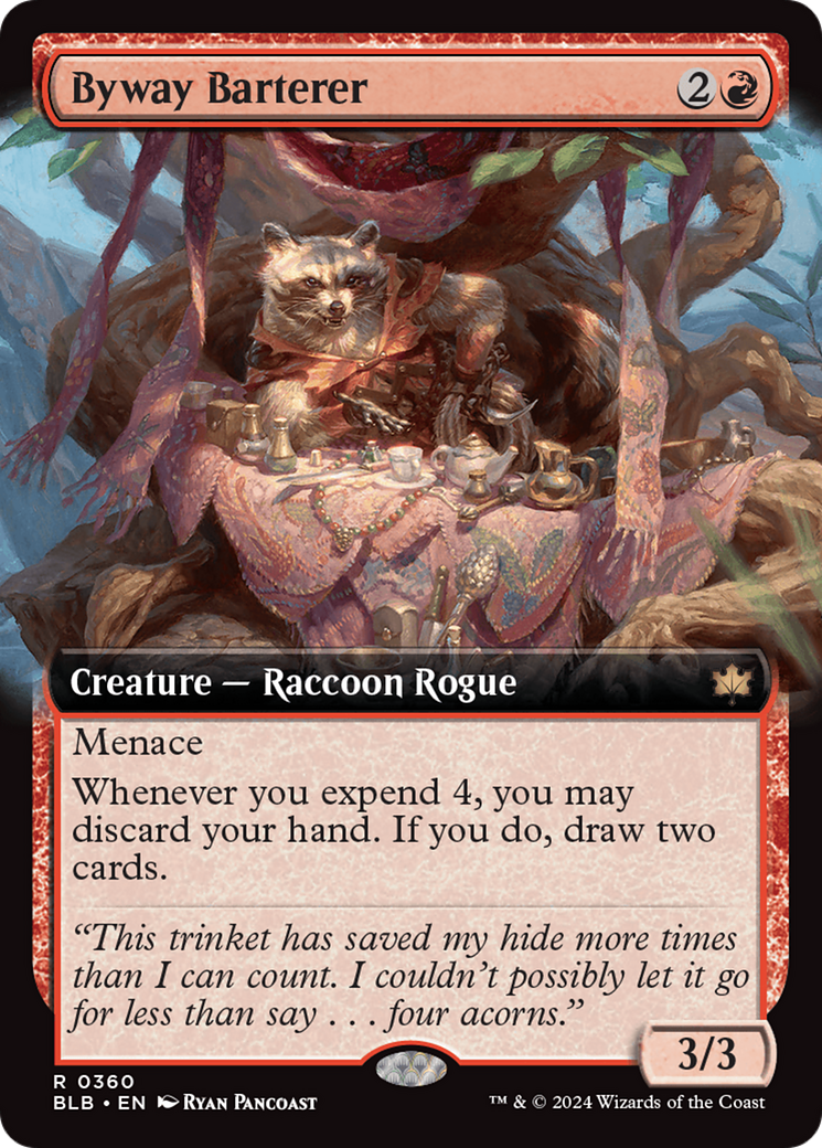 Image of Byway Barterer (Extended Art) (BLB-360) - Bloomburrow: (Extended Art)