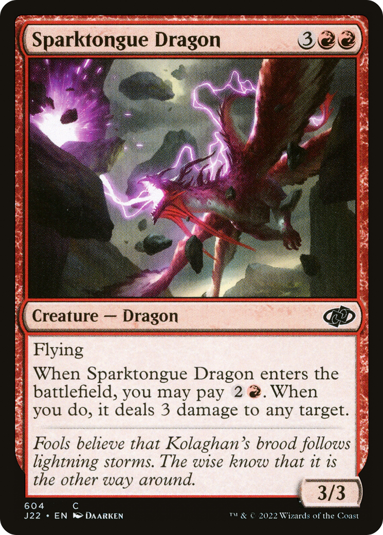 Image of Sparktongue Dragon (J22-604) - Jumpstart 2022